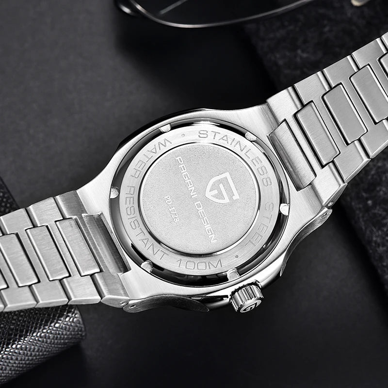 2025 New Watches Mens Luxury Seagull ST6 Mechanical Mens Automatic Watches Sapphire Stainless Steel Waterproof