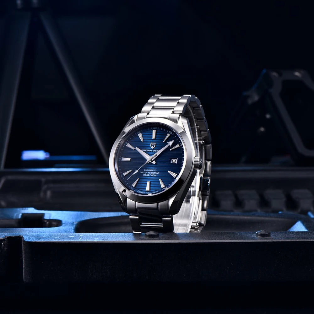 Luxury 40MM Mechanical Automatic Watch Waterproof Luminous Stainless Steel Watch Sapphire Business Watches for Man