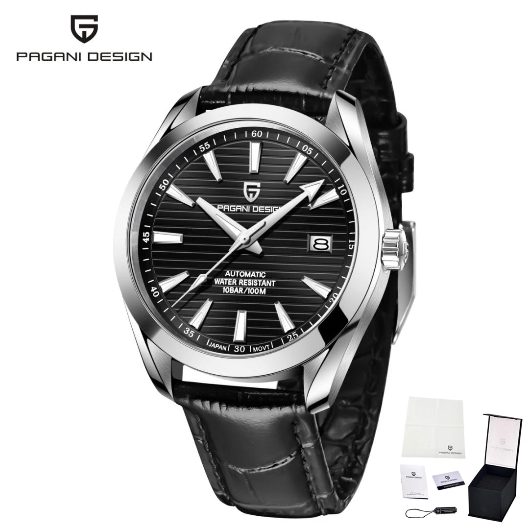 Luxury 40MM Mechanical Automatic Watch Waterproof Luminous Stainless Steel Watch Sapphire Business Watches for Man