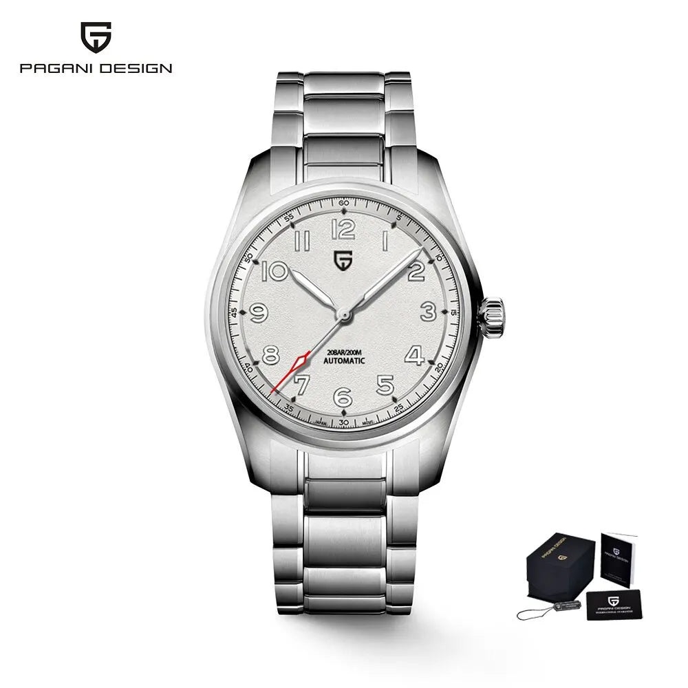 2024 New 38MM  Top Brand Men'S Pilot Automatic Mechanical Watch Nh35A/Yn55A/Yn56A Sapphire Waterproof 200M Men