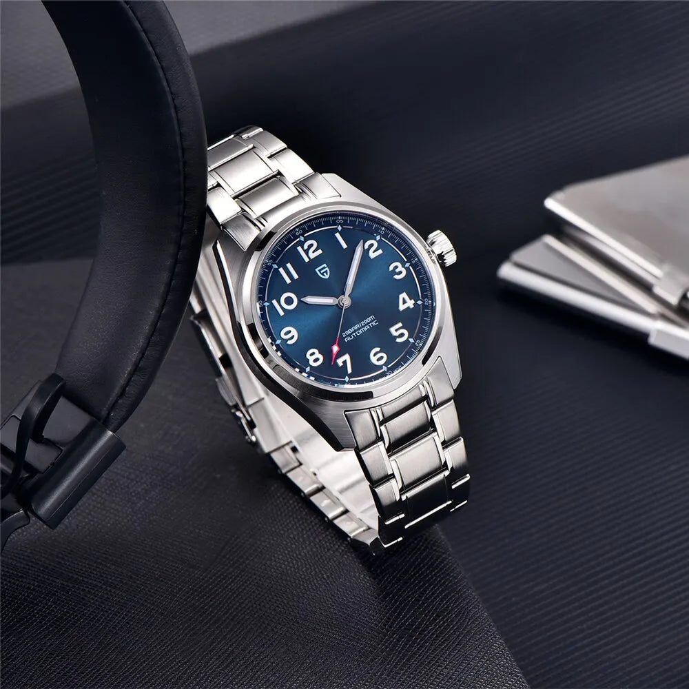 2024 New 38MM  Top Brand Men'S Pilot Automatic Mechanical Watch Nh35A/Yn55A/Yn56A Sapphire Waterproof 200M Men