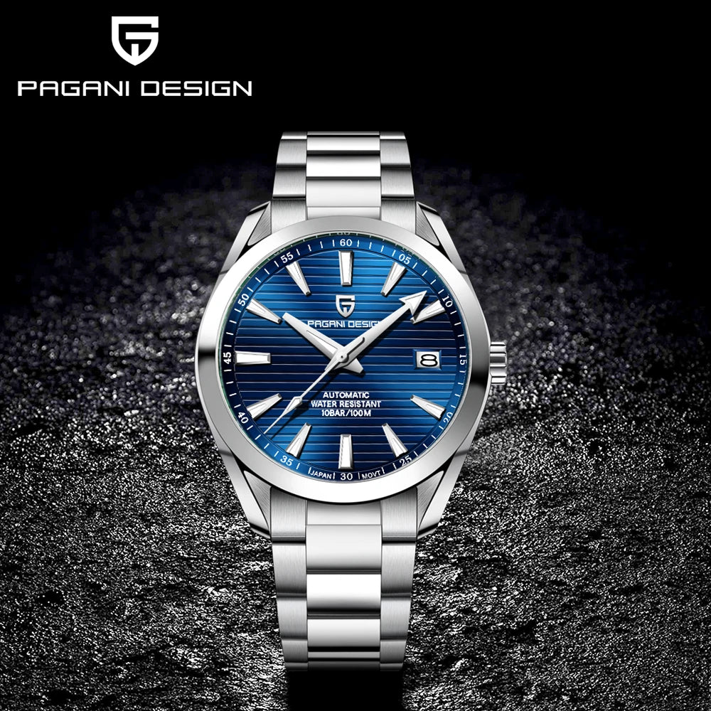 Luxury 40MM Mechanical Automatic Watch Waterproof Luminous Stainless Steel Watch Sapphire Business Watches for Man